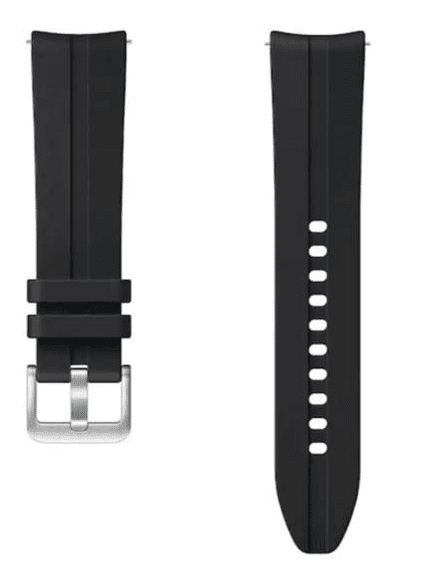 Обложка книги «ET-SFR85SBE Samsung Galaxy Watch 3 20mm Sport Strap Black»