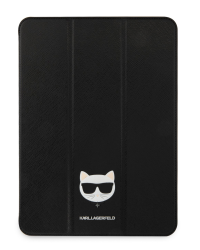 KLFC12OCHK Karl Lagerfeld Choupette Head Saffiano Folio Cover for iPad Pro 12.9 Black