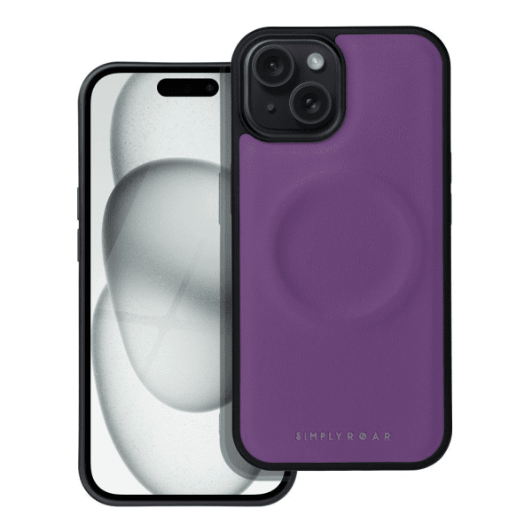 Roar Mag Morning Силиконовый задний чехол для Apple iPhone 15 Pro Max фиолетовый