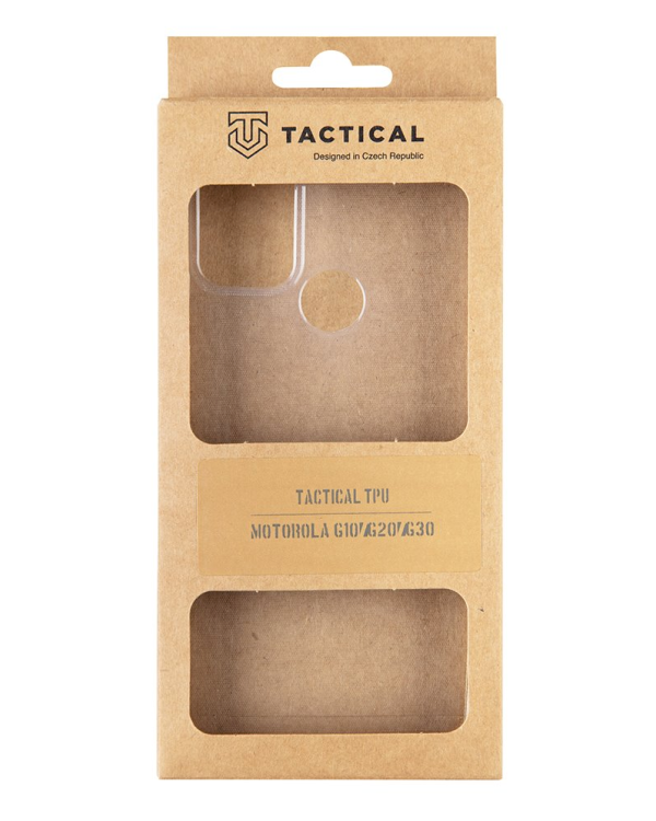 Tactical TPU Cover for Motorola G71 Transparent