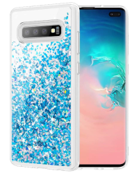 Fusion Fun Liquid Back Case Прочный Силиконовый чехол для Apple iPhone 7 / 8 / SE 2020 Прозрачный - Синий