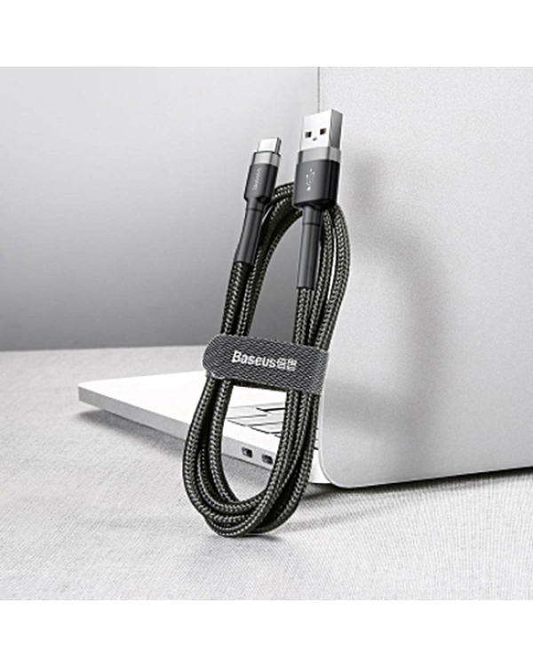 Дополнительное изображение книги «Baseus Cafule провод USB-C 2A 2m черный - серый»