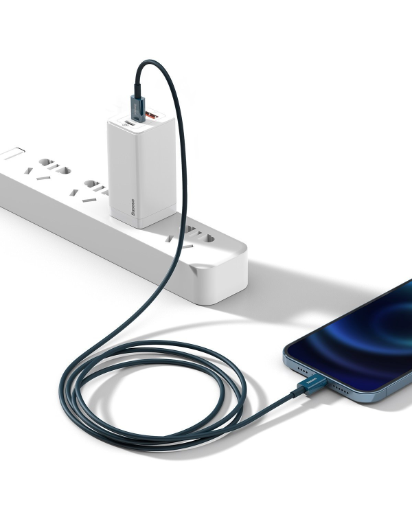 Baseus Superior Series Кабель USB-C к iP, 20 Вт, PD, 2 м (синий)