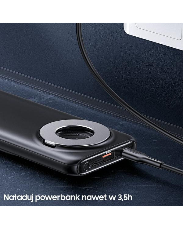 USAMS Powerbank PB62 10000mAh 20W QC3.0+PD Magnetic Wireless Fast Charge nebieski|blue 10KCD17104 (US-CD171)
