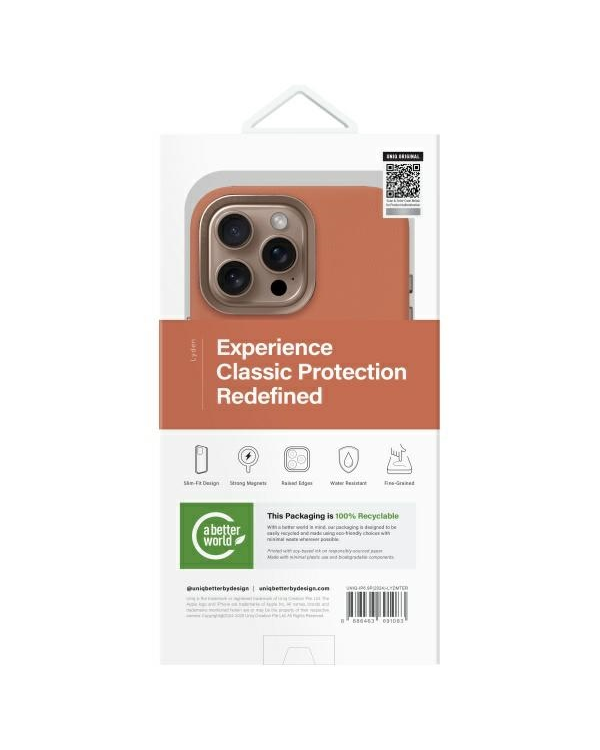 UNIQ etui Lyden iPhone 16 Pro Max 6.9"    Magclick Charging terracotta