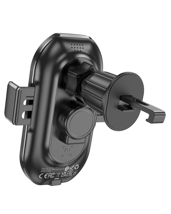 Дополнительное изображение книги «Borofone Car holder BH206 Rusher with induction charging to air vent black»