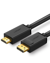 Ugreen Uni-directional DisplayPort to HDMI cable 4K 30 Hz 32 AWG 3 m black (DP101 10203)
