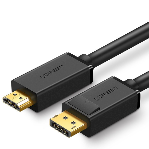 Ugreen Uni-directional DisplayPort to HDMI cable 4K 30 Hz 32 AWG 3 m black (DP101 10203)