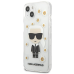 Karl Lagerfeld Ikonik Flower Case for iPhone 13 mini Transparent
