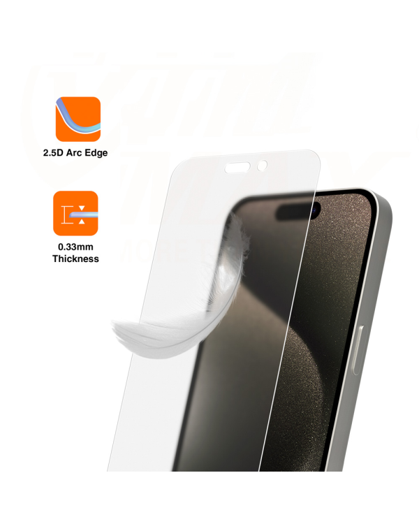 Vmax tempered glass 0.33mm clear glass for iPhone XR | 11 matte