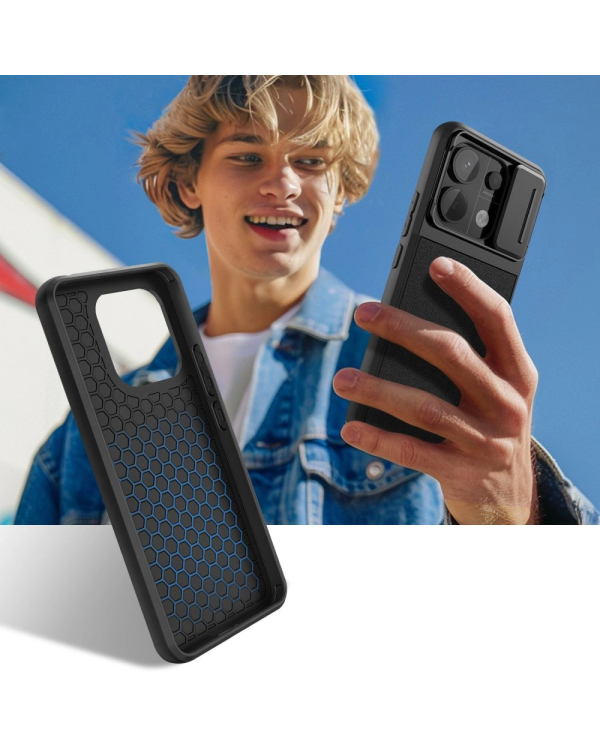 Tech-Protect Velar Cam+ case for Xiaomi Redmi Note 13 Pro 5G | Poco X6 5G - black