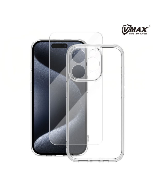 Vmax комплект чехол + стекло 2,5D премиум для iPhone SE 2024