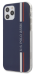 U.S. Polo USHCP12MPCUSSNV Tricolor Vertical Stripes Cover Чехол для Apple iPhone 12 / 12 Pro sinine