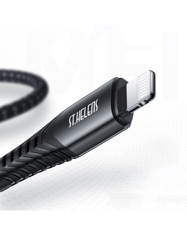 Joyroom MFI USB Type C - Lightning cable 2.1A 1.8m black (ST-C04 1,8M Black)