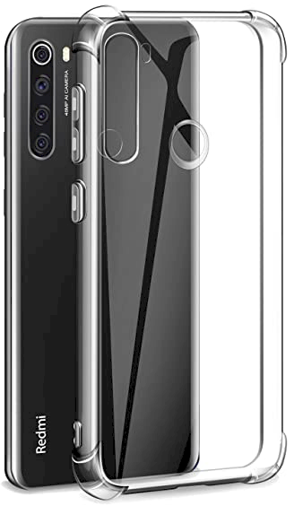 Fusion Anti Shock 0.5 mm Силиконовый чехол для Xiaomi Redmi Note 8T Прозрачный