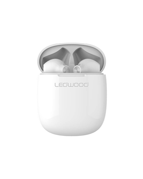 Ledwood TWS T16 Airpods Bluetooth 5.0 Беспроводные Наушники с Микрофоном Белые