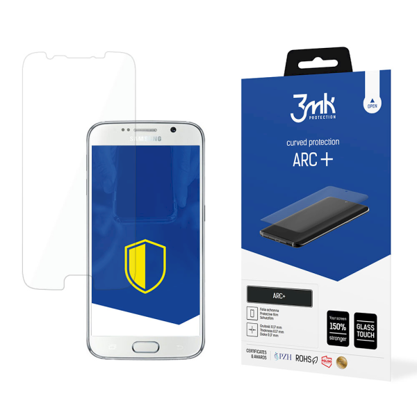 Обложка книги «Samsung Galaxy S6 - 3mk ARC+ screen protector»