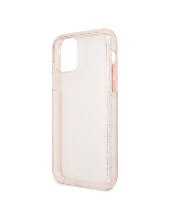 Guess GUHCN58PCGLPI iPhone 11 Pro różowy|pink hard case Glitter