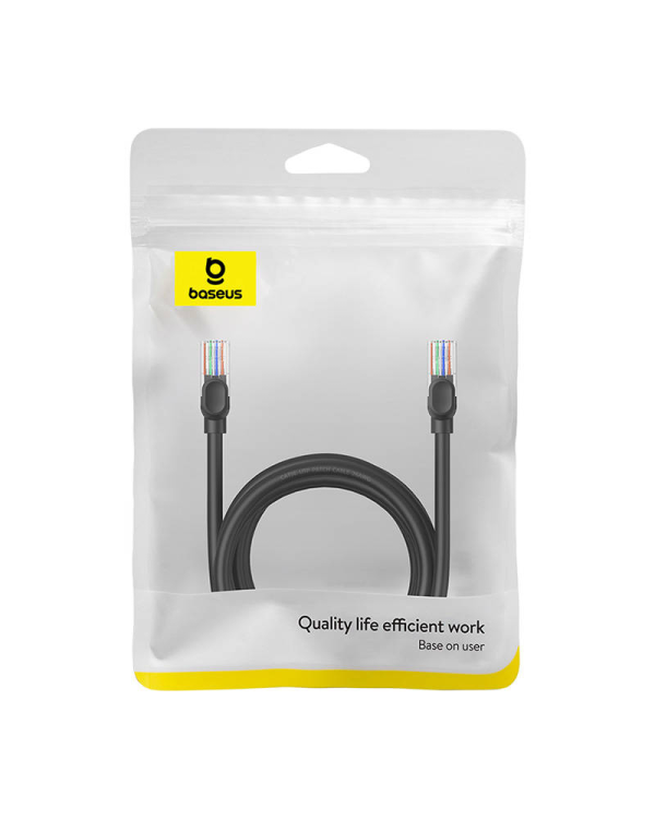 Baseus Ethernet CAT5, 3m network cable (black)