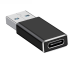 Fusion Универсальный OTG Адаптер USB 3.0 на USB-C 3.1 Черный