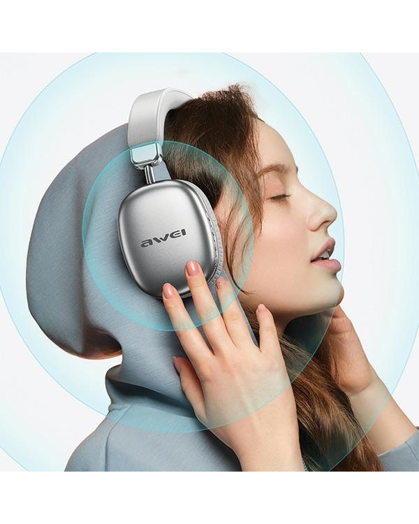 Дополнительное изображение книги «AWEI słuchawki nauszne Bluetooth AT7 black»