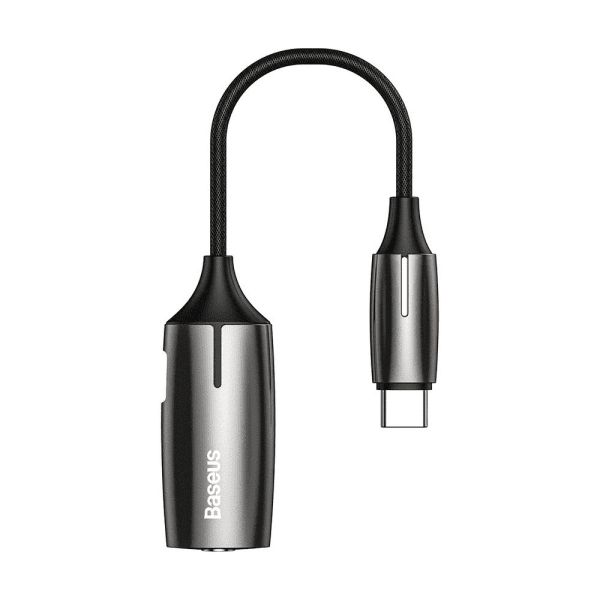 Baseus CATL60-0A универсальный переходник адаптер для аудио USB-C -> 3.5mm черный
