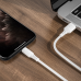 Кабель Borofone BX47 Coolway - USB to Lightning - 2,4A 1 метр белый