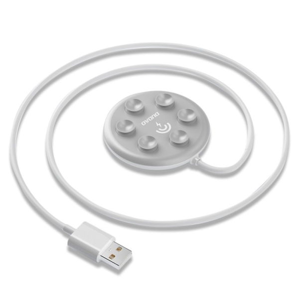 Dudao suction cup wireless charger 15 W white (A12s white)