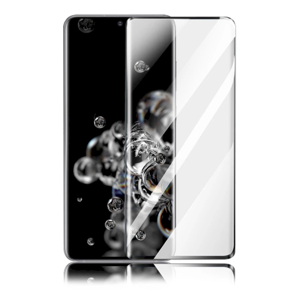 Fusion 5D glass защитное стекло для экрана Samsung G998 Galaxy S21 Ultra 5G черное