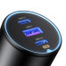 Автомобильное зарядное устройство Ugreen CD293 2x USB-C PD и 1x USB-A 130 Вт - черный