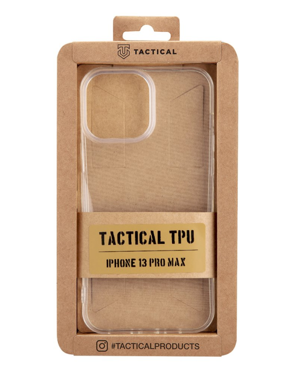 Tactical TPU Cover for Apple iPhone 13 Pro Max Transparent