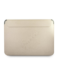 Оригинальный GUESS Laptop Sleeve Saffiano Script GUCS13PUSASLG 13 дюймов золото