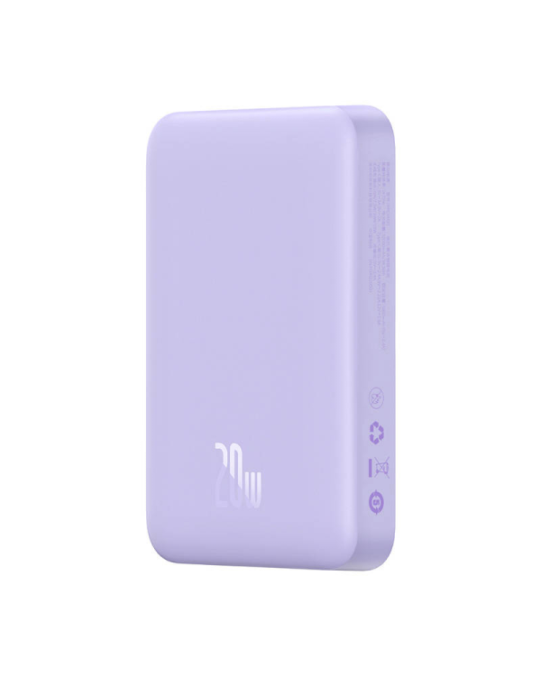 Powerbank Baseus Magnetic Mini 10000mAh 20W MagSafe (фиолетовый)