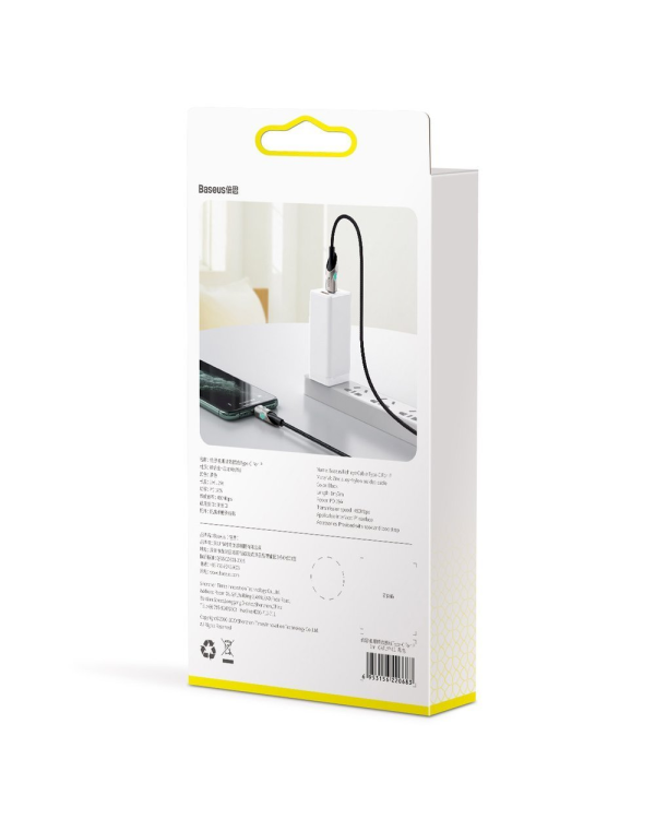 Baseus Fish Eye CATLYY-01 USB-C -> Lightning Провод для Зарядки 18W / PD 2.0 / 100 cm Черный