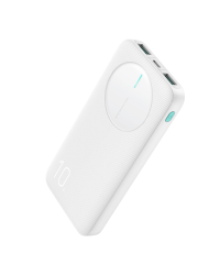 Powerbank Joyroom JR-PBF12|10000mAh|2.4A 2x USB-A|1x USB-C|белый