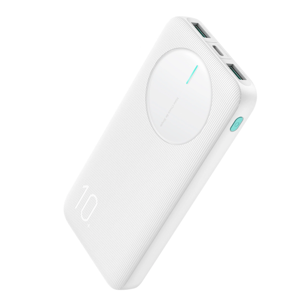 Powerbank Joyroom JR-PBF12|10000mAh|2.4A 2x USB-A|1x USB-C|белый