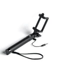 Celly Selfie штатив с кнопкой на ручке и провод 3.5 мм черный