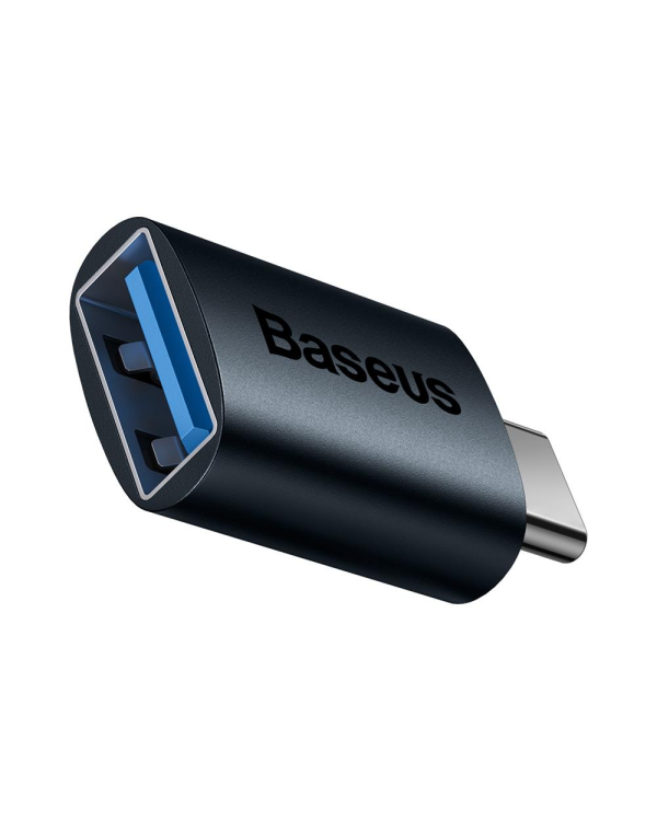 Baseus Ingenuity USB-C to USB-A adapter OTG (blue)