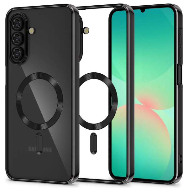 Tech-Protect MagFlex MagSafe Galaxy A26 5G блестящий черный