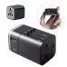Baseus multiplug universal travel adapter US / EU / UK / AU / CN PPS QC3.0 PD3.0 18W black (TZPPS-D01)