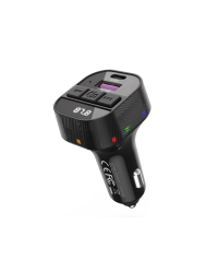 XO transmitter FM BCC17 Bluetooth MP3 car charger 30W black