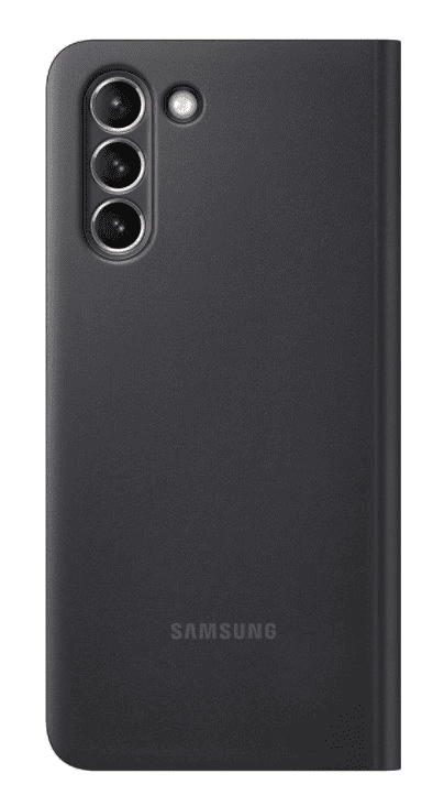 Обложка книги «EF-ZG991CBE Samsung Clear View Cover for Galaxy S21 Black»