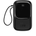 Powerbank Baseus Qpow PRO with cable, 20000mAh, 20W (Black)