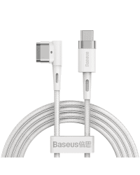 Baseus Zinc Magnetic Cable, USB-C, 60W, 2m, angled (white)