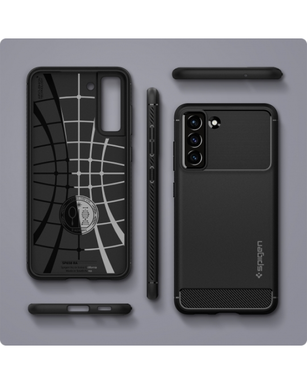 SPIGEN Rugged Armor ACS03049 Чехол для Samsung Galaxy S21 FE - матовый черный