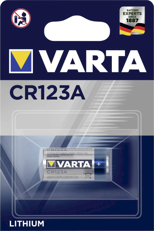 Varta CR123A / 3V Батарейка  (EU Blister)