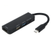 Fusion 4 in 1 Адаптер USB-C на HDMI / USB 3.0 / USB 2.0 / Micro USB Черный