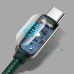 Baseus USB Type C - USB Type C cable 100 W (20 V | 5 A) 1 m Power Delivery with display screen power meter white (CATSK-B06)