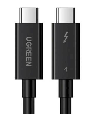 USB-C to USB-C Cable UGREEN US501, Gen3, 100W, 4K, 0.8m (Black)