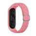 Fusion Braided Cloth ремешок для часов Xiaomi Mi Band 3 / Mi Band 4 / Mi Band 5 / Mi Band 6 розовый